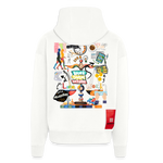 Nytheris, Waage, 1st | Heavyweight Oversized Bio Zip Hoodie, Unisex - OFF WHITE