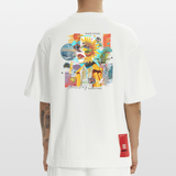 Rivandor, Fantasie, 1st | Heve, Heavyweight Oversized Bio T-Shirt, Unisex - OFF WHITE