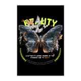 Harith, Schmetterling, 1st | Poster 60x90 cm - Weiß