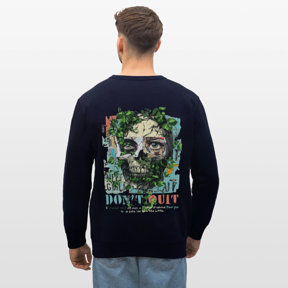 Persephi, Totenkopf, 1st | Roller, Unisex Bio-Sweatshirt - Navy