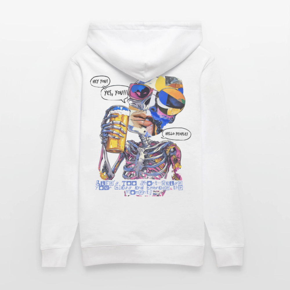 Vorthalos, Skelet, 1st | Cruiser, Unisex Bio-Hoodie - Weiß