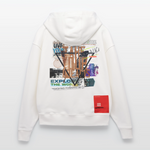 Celestaris, Schmetterling, 1st | Heavyweight Oversized Bio Zip Hoodie, Unisex - OFF WHITE