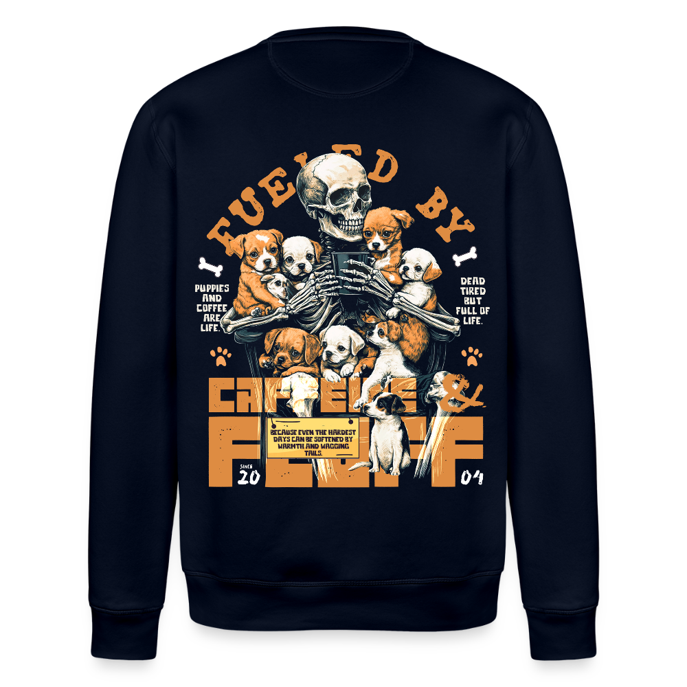 Nyxian, Skelet & Welpen, 1st | Roller, Unisex Bio-Sweatshirt - Navy