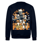 Nyxian, Skelet & Welpen, 1st | Roller, Unisex Bio-Sweatshirt - Navy