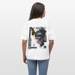 Eldorwyn, Auge, 1st | Blaster, Oversize Bio T-Shirt, Unisex - Weiß