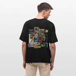 Baranê, Fernseher, 1st | Blaster, Oversize Bio T-Shirt, Unisex - Schwarz