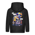 Vorthalos, Skelet, 1st | Kinder Zip Hoodie - Schwarz