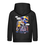 Vorthalos, Skelet, 1st | Kinder Zip Hoodie - Schwarz
