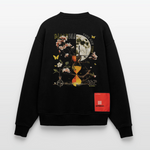 Tsukuyomi, Sanduhr, 1st | Heavyweight Oversized Bio Sweater, Unisex - SOLID BLACK