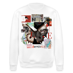 Zentharior, Schmetterling, 1st | Roller, Unisex Bio-Sweatshirt - Weiß