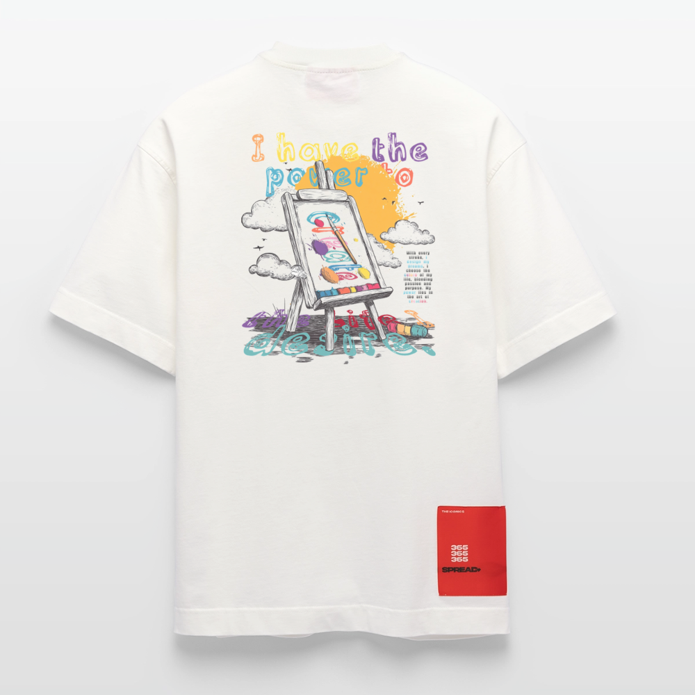 Noctharius, Malen, 1st | Heve, Heavyweight Oversized Bio T-Shirt, Unisex - OFF WHITE