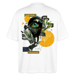 Stellara, Glühbirne, 1st | Blaster, Oversize Bio T-Shirt, Unisex - Weiß