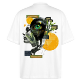 Stellara, Glühbirne, 1st | Blaster, Oversize Bio T-Shirt, Unisex - Weiß