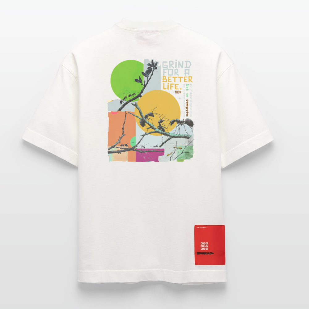Draganis, Ameisen, 1st | Heve, Heavyweight Oversized Bio T-Shirt, Unisex - OFF WHITE