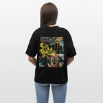 Dionyson, U-Bahn, 1st | Blaster, Oversize Bio T-Shirt, Unisex - Schwarz