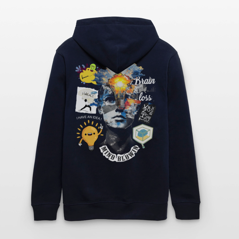 Rhean, Glühbirne, 1st | Cruiser, Unisex Bio-Hoodie - Navy