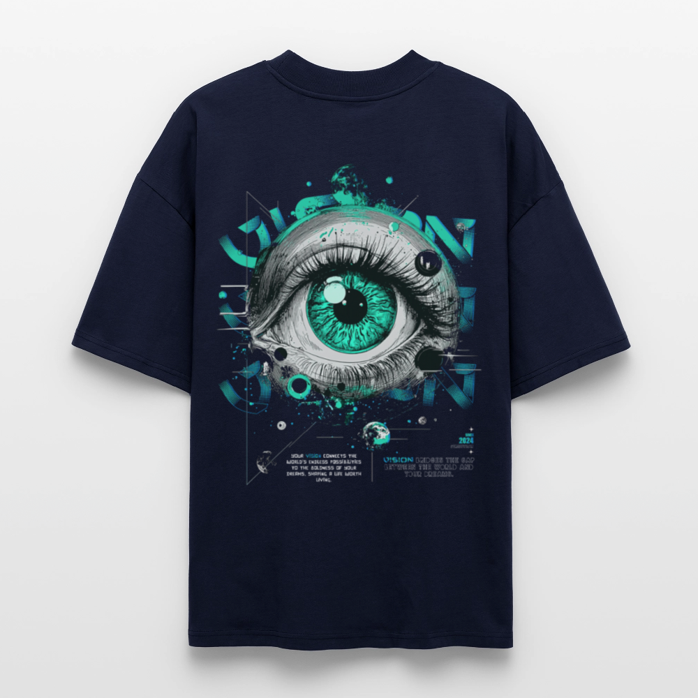 Persephone , Auge, 1st | Blaster, Oversize Bio T-Shirt, Unisex - Navy