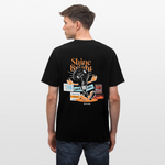 Gulperî, Glühbirne, 1st | Essential, Relaxed Fit Unisex Bio T-Shirt - Schwarz
