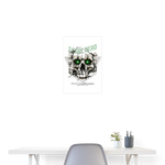 Gliesaron, Totenkopf, 1st | Poster 40x60 cm - Weiß