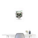 Gliesaron, Totenkopf, 1st | Poster 40x60 cm - Weiß