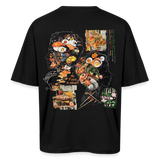 Atalantan, Essen, 1st | Breezy, Oversized Unisex T-Shirt - Schwarz