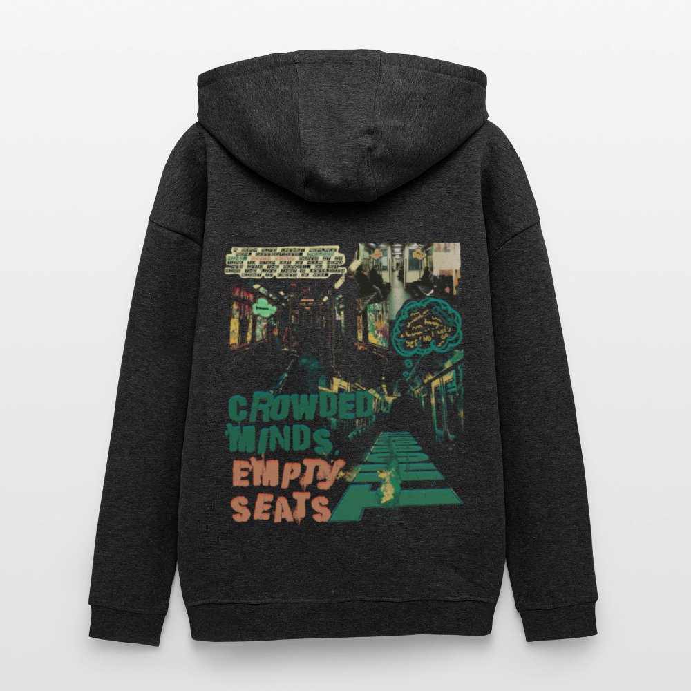 Gaian, U-Bahn, 1st | Freshhood, Oversized Unisex Hoodie - Anthrazit