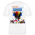 Jovareth, Astronaut, 1st | Essential, Relaxed Fit Unisex Bio T-Shirt - Weiß