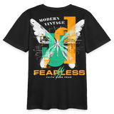 Azazîl, Schmetterling, 1st | Teenager Bio T-Shirt - Schwarz