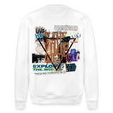 Celestaris, Schmetterling, 1st | Roller, Unisex Bio-Sweatshirt - Weiß