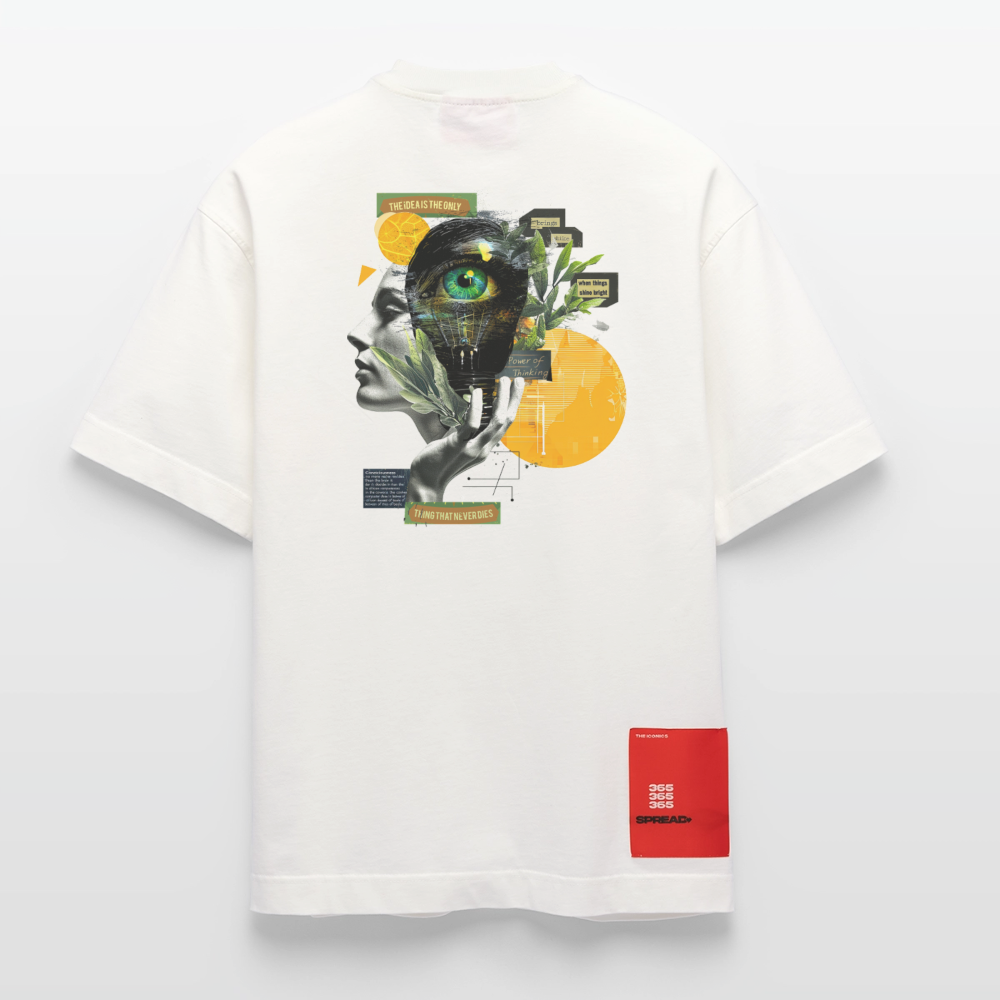 Stellara, Glühbirne, 1st | Heve, Heavyweight Oversized Bio T-Shirt, Unisex - OFF WHITE