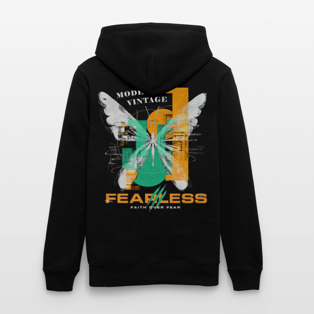 Azazîl, Schmetterling, 1st | Cruiser, Unisex Bio-Hoodie - Schwarz