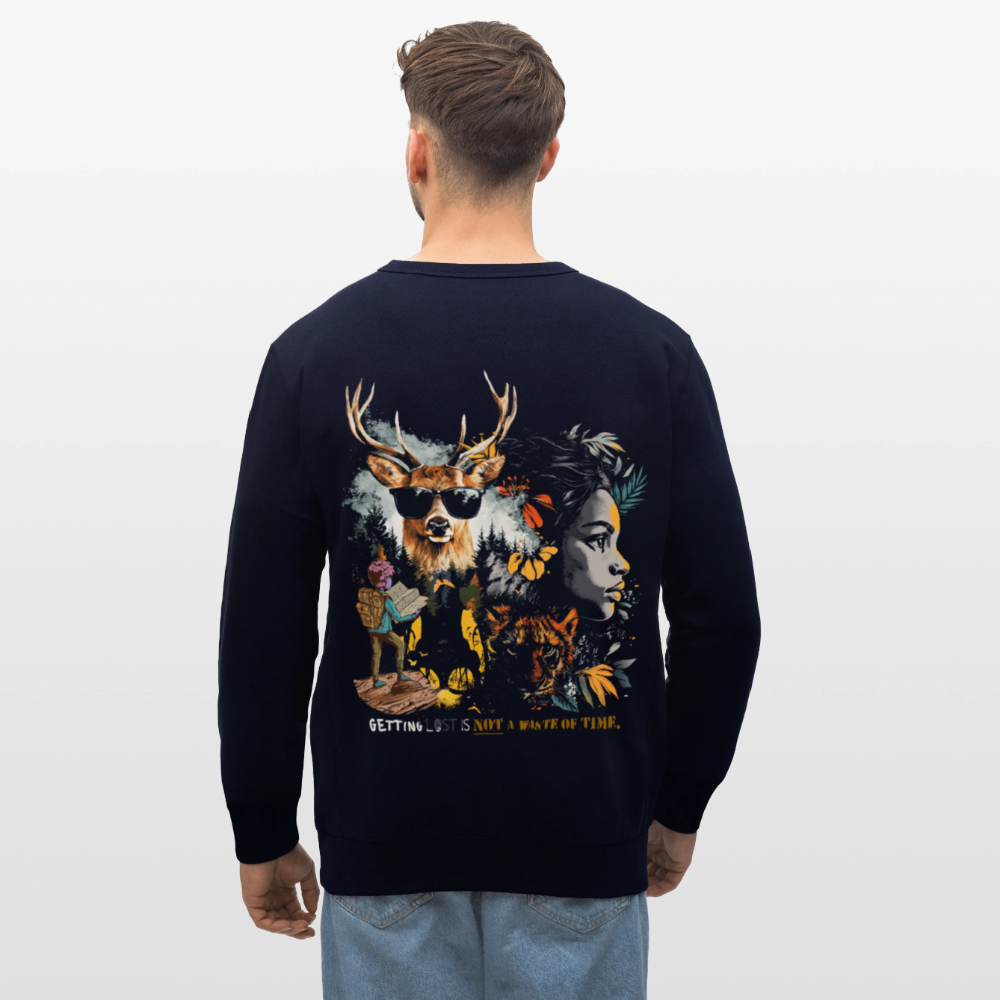 Orphean, Reh, 1st | Roller, Unisex Bio-Sweatshirt - Navy