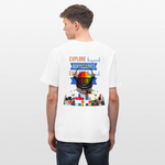 Jovareth, Astronaut, 1st | Essential, Relaxed Fit Unisex Bio T-Shirt - Weiß