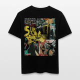 Dionyson, U-Bahn, 1st | Essential, Relaxed Fit Unisex Bio T-Shirt - Schwarz