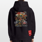 Ix Chel , Natur, 1st | Heavyweight Oversized Bio Hoodie, Unisex - SOLID BLACK