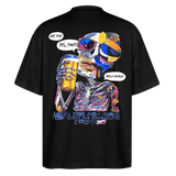 Vorthalos2, Skelet, 1st | Blaster, Oversize Bio T-Shirt, Unisex - Schwarz