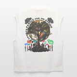 Thalvion, Baum, 1st | Heavyweight Oversized Bio Tank Top, Unisex - OFF WHITE
