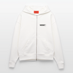 Orvathar, Fernseher, 1st | Heavyweight Oversized Bio Zip Hoodie, Unisex - OFF WHITE