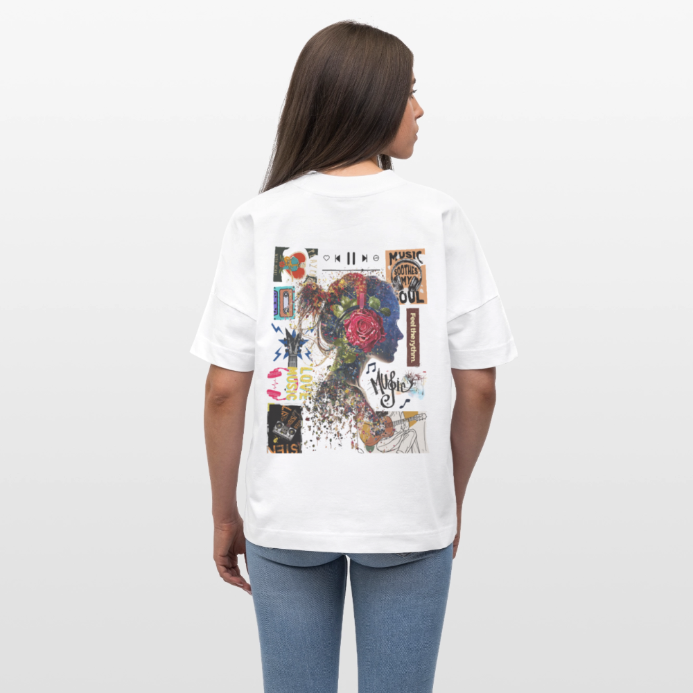 Altairon, Mädchen, 1st | Blaster, Oversize Bio T-Shirt, Unisex - Weiß