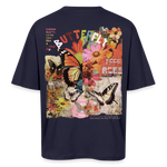 Azaroth, Schmetterling, 1st | Breezy, Oversized Unisex T-Shirt - Navy