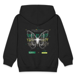 Hesinkar, Schmetterling, 1st | Kinder Zip Hoodie - Schwarz