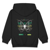Hesinkar, Schmetterling, 1st | Kinder Zip Hoodie - Schwarz