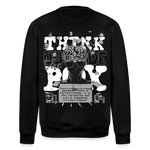Nyxan, Gehirn, 1st | Roller, Unisex Bio-Sweatshirt - Schwarz