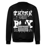 Nyxan, Gehirn, 1st | Roller, Unisex Bio-Sweatshirt - Schwarz