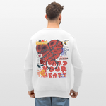 Orvandir, Herz, 1st | Roller, Unisex Bio-Sweatshirt - Weiß