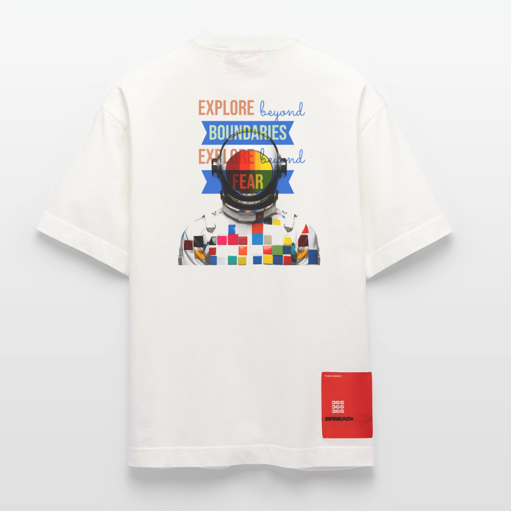 Jovareth, Astronaut, 1st | Heve, Heavyweight Oversized Bio T-Shirt, Unisex - OFF WHITE