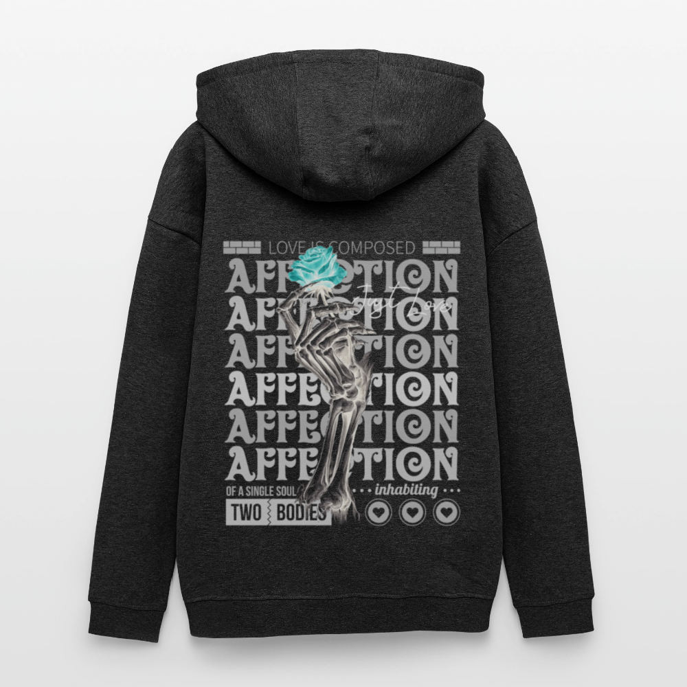 Hestian, Rose, 1st | Freshhood, Oversized Unisex Hoodie - Anthrazit