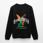 Noşîrêwan, Schmetterling, 1st | Roller, Unisex Bio-Sweatshirt - Schwarz