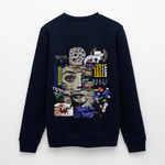 Tianlong, Gesicht, 1st | Roller, Unisex Bio-Sweatshirt - Navy
