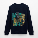 Herakles, Gorilla, 1st | Roller, Unisex Bio-Sweatshirt - Navy